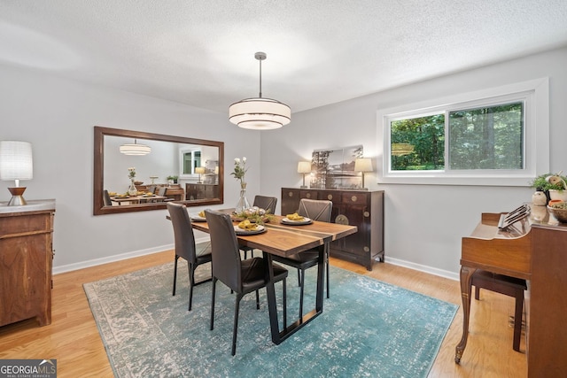 545 Matterhorn Way, Alpharetta, GA 30022 - dining area featuring wood finished floors, baseboards, and a textured ceiling
