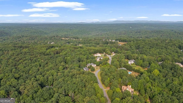 168 Eagle Pointe Dr, Dahlonega, GA 30533 - aerial view of property's location with a heavily wooded area