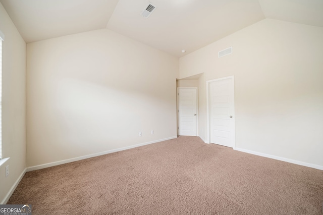 212 Jetta Cir, Mcdonough, GA 30253 - unfurnished room featuring carpet flooring and high vaulted ceiling