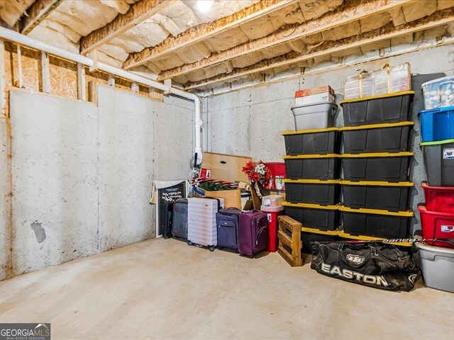 340 Louise Ln, Canton, GA 30114 - view of unfinished below grade area