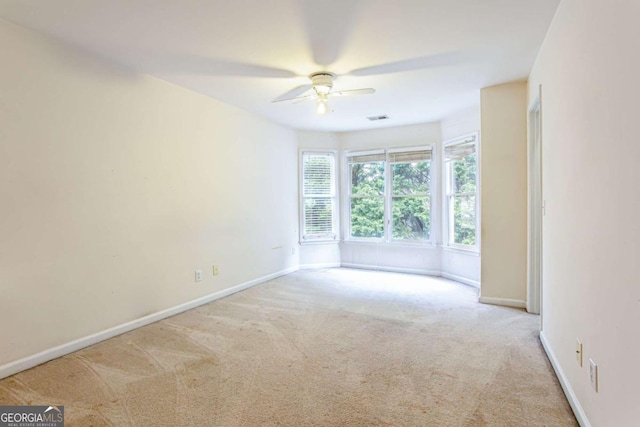 4045 Hillcrest View Ct, Suwanee, GA 30024 - carpeted empty room featuring baseboards and ceiling fan