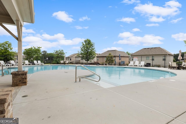 1998 Lakeview Bend Way, Buford, GA 30519 - community pool featuring a patio area and a residential view
