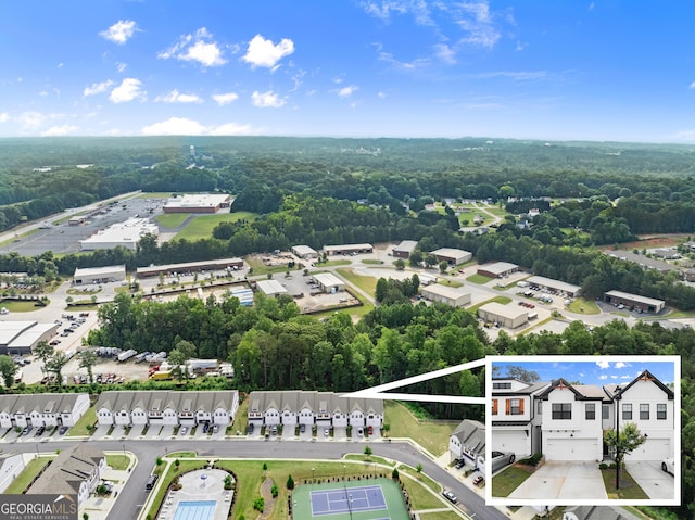 61 N Auburn Landing Pl, Auburn, GA 30011 - aerial overview of property's location with property boundaries highlighted