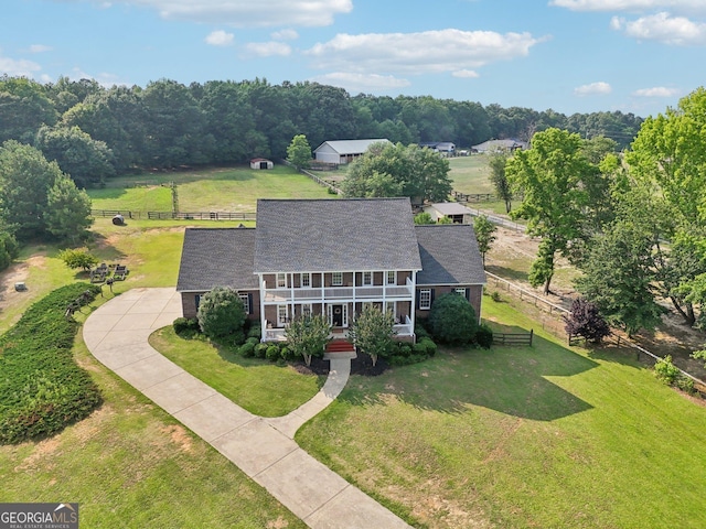 3480 Indian Shoals Rd, Dacula, GA 30019 - aerial view of property and surrounding area