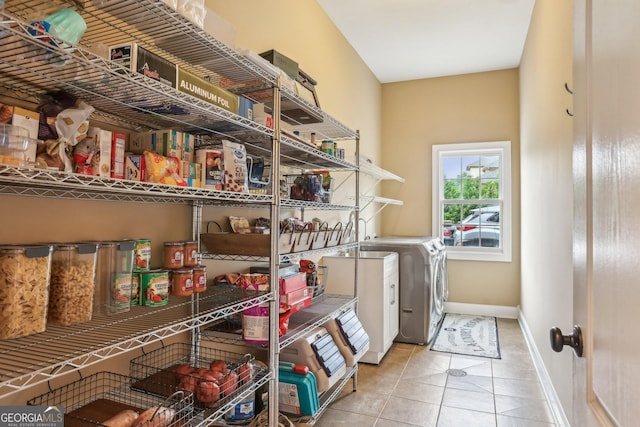 3480 Indian Shoals Rd, Dacula, GA 30019 - washroom with independent washer and dryer and tile patterned floors