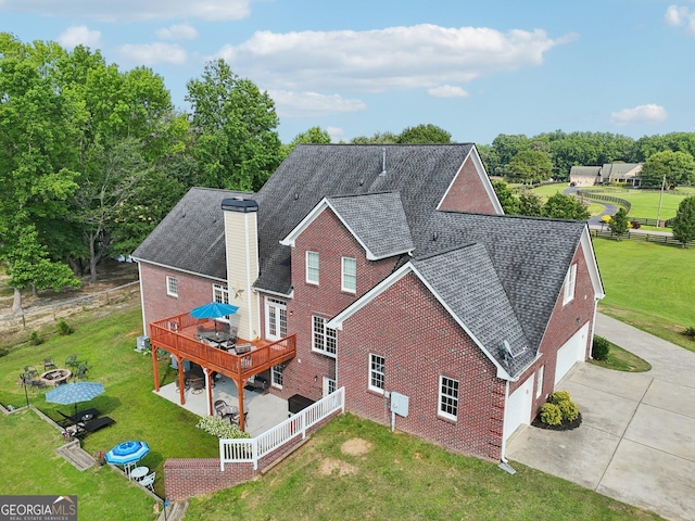 3480 Indian Shoals Rd, Dacula, GA 30019 - aerial view of property and surrounding area
