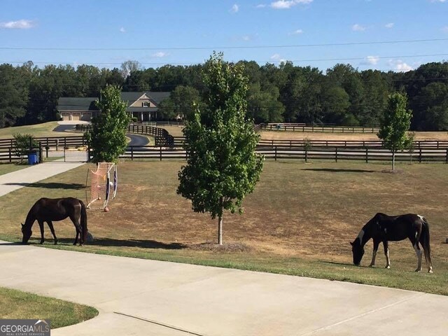 3480 Indian Shoals Rd, Dacula, GA 30019 - view of home's community with a view of countryside and an enclosed horse arena