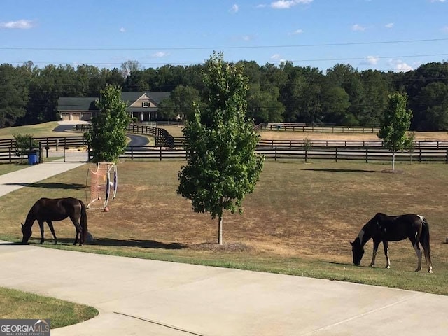 3480 Indian Shoals Rd, Dacula, GA 30019 - view of property's community featuring a rural view and an enclosed riding area