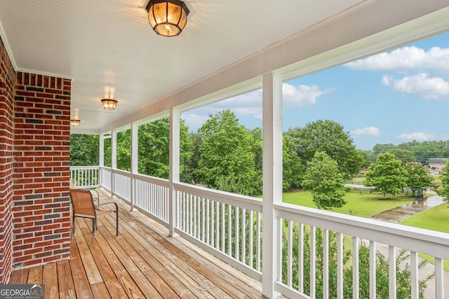 3480 Indian Shoals Rd, Dacula, GA 30019 - view of wooden porch