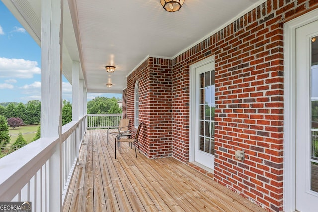 3480 Indian Shoals Rd, Dacula, GA 30019 - view of wooden terrace