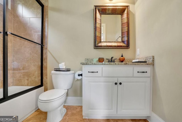 2450 Weber Heights Way, Buford, GA 30519 - bathroom featuring vanity and enclosed tub / shower combo