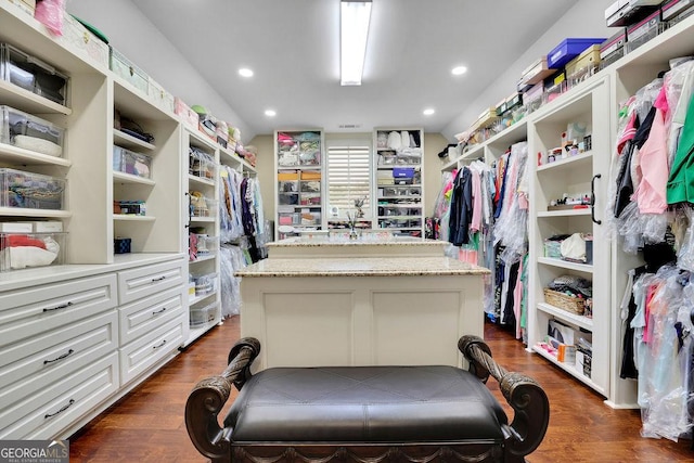 2450 Weber Heights Way, Buford, GA 30519 - spacious closet with dark wood-style floors