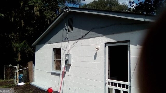 2214 Shell Rd, Savannah, GA 31404 - view of property exterior with concrete block siding