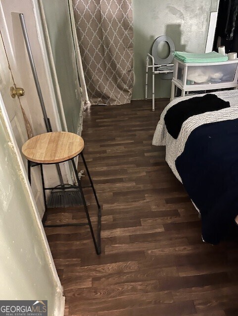 2214 Shell Rd, Savannah, GA 31404 - bedroom featuring dark wood-style floors