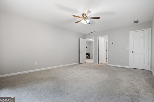1010 Longcreek Pointe Pointe, Alpharetta, GA 30005 - unfurnished bedroom featuring light colored carpet, baseboards, and ceiling fan