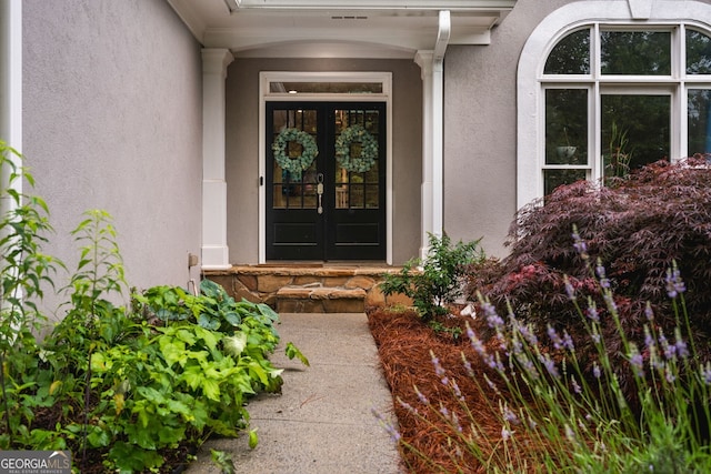 1010 Longcreek Pointe Pointe, Alpharetta, GA 30005 - view of exterior entry featuring french doors and stucco siding