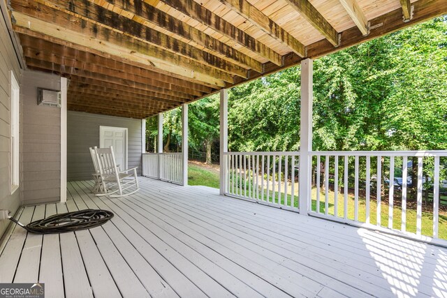 1010 Longcreek Pointe Pointe, Alpharetta, GA 30005 - view of wooden deck