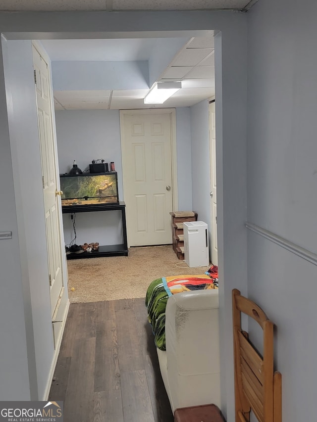 6305 Eidson Dr, Cumming, GA 30041 - hall featuring wood finished floors