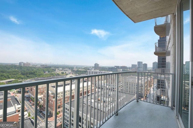 361 17th St NW Unit 1702, Atlanta, GA 30363 - balcony with a city view