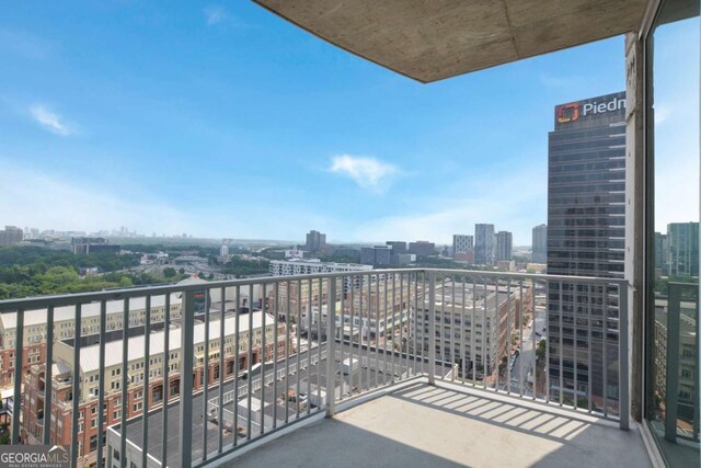 361 17th St NW Unit 1702, Atlanta, GA 30363 - balcony with a view of city