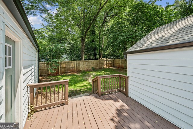 2485 Hillside Ave, Decatur, GA 30032 - view of deck