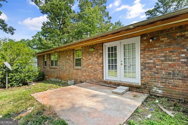1594 Pine Glen Cir, Decatur, GA 30035 - view of patio with french doors