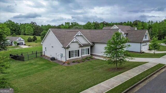 255 Solihull Ln, Athens, GA 30605 - view of front of house featuring cooling unit and roof with shingles