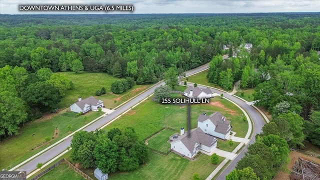 255 Solihull Ln, Athens, GA 30605 - view of property location with a heavily wooded area