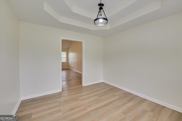 2011 Mims Rd, Hephzibah, GA 30815 - unfurnished room featuring light wood finished floors and a raised ceiling