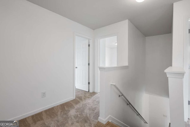 761 Riverside Dr NW, Calhoun, GA 30701 - corridor with an upstairs landing and carpet