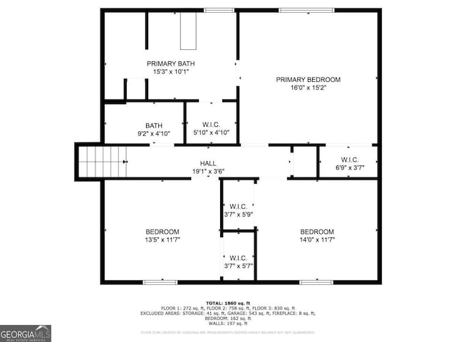 2140 Deer Trl, Suwanee, GA 30024 - property floor plan