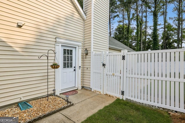 2657 Albion Farm Way, Duluth, GA 30097 - doorway to property featuring a gate and a chimney