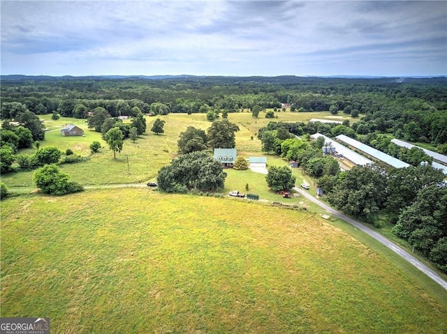 141 Holcomb Spur NW, Adairsville, GA 30103 - aerial view of sparsely populated area featuring a heavily wooded area