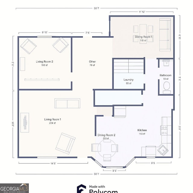 262 Sandhurst Ct, Suwanee, GA 30024 - home floor plan