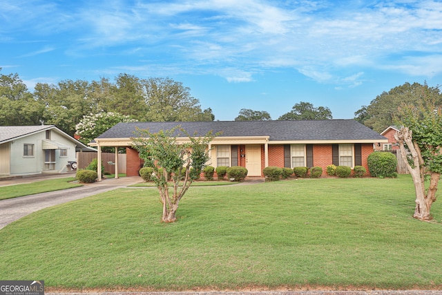 4814 Chesil Ave, Columbus, GA 31904 - single story home featuring driveway, brick siding, and an attached carport