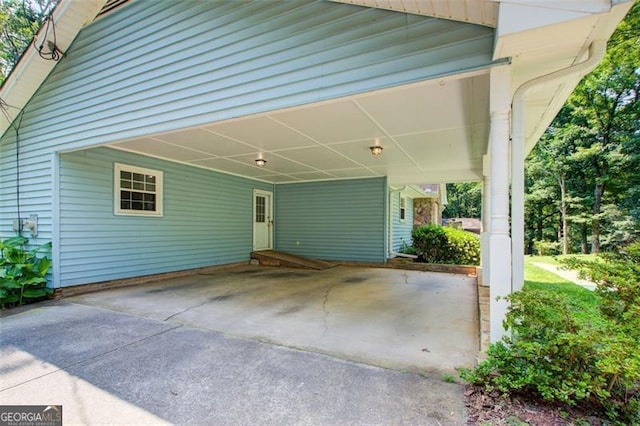 2612 Spring St, Dacula, GA 30019 - view of patio / terrace with an attached carport