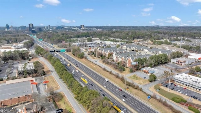 1850 Cotillion Dr Unit 3305, Dunwoody, GA 30338 - aerial view of property's location with a highway and nearby urban area