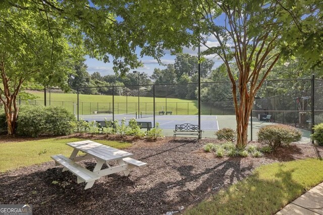 5105 Kings Common Way, Cumming, GA 30040 - view of home's community featuring a tennis court