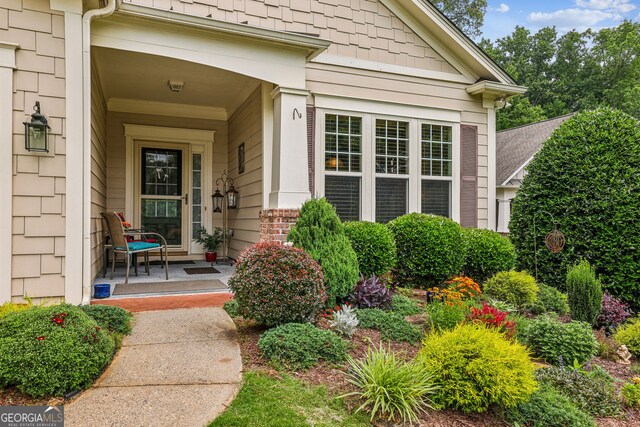 5105 Kings Common Way, Cumming, GA 30040 - entrance to property featuring covered porch