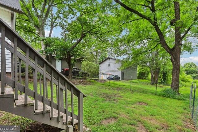 2860 Jefferson St, Austell, GA 30106 - view of green lawn with stairway