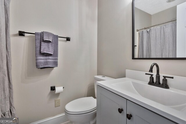 201 Hickory Hill Ln, Martin, GA 30557 - full bath with vanity and toilet