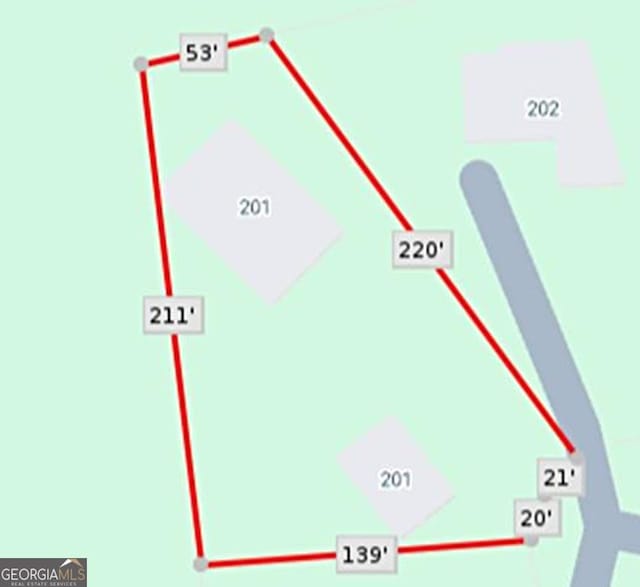 201 Hickory Hill Ln, Martin, GA 30557 - map / location