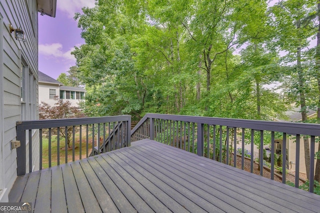 6302 Manassas Pass NW, Acworth, GA 30101 - view of wooden deck