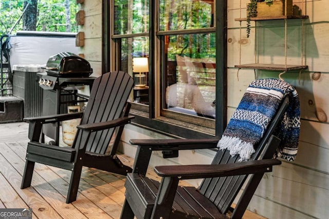 25 Hidden Ridge Ct, Cherry Log, GA 30522 - view of wooden deck