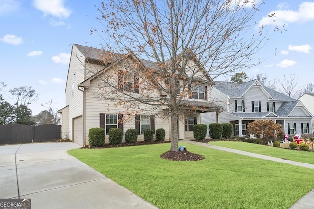 203 Creek View Ln, Acworth, GA 30102 - view of front facade with concrete driveway