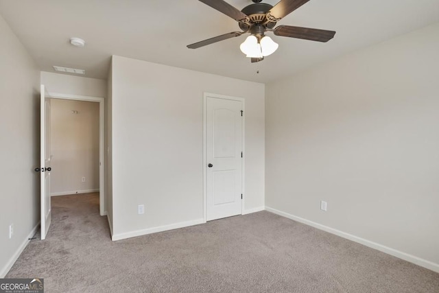 203 Creek View Ln, Acworth, GA 30102 - unfurnished bedroom featuring carpet floors and ceiling fan