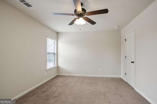 203 Creek View Ln, Acworth, GA 30102 - unfurnished room featuring carpet, ceiling fan, and a smoke detector