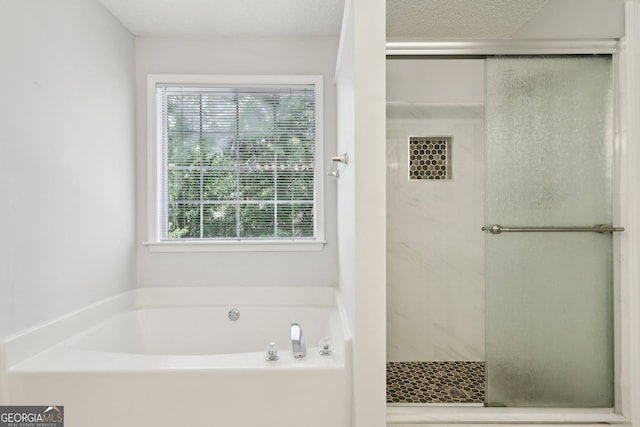 3850 Stepney Way, Cumming, GA 30041 - full bath with a stall shower and a garden tub