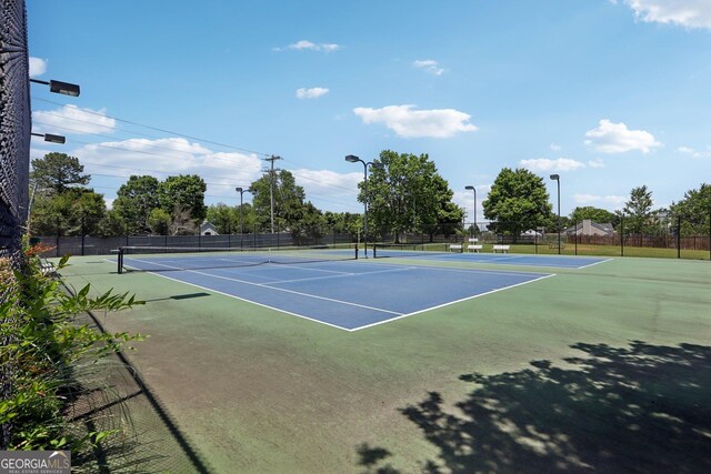 3850 Stepney Way, Cumming, GA 30041 - view of tennis court featuring community basketball court