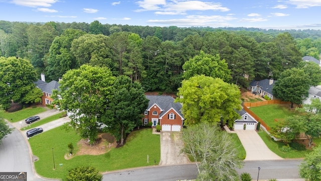 10865 Misty Moon Ct, Alpharetta, GA 30022 - bird's eye view of a forest